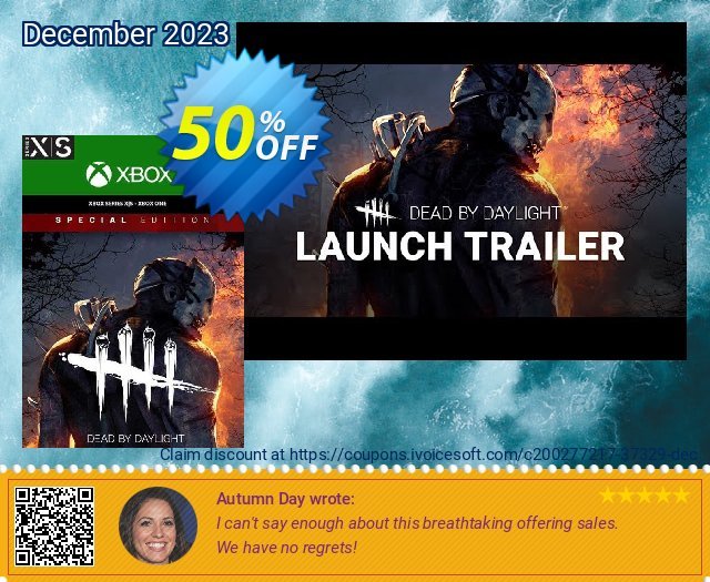 Dead by Daylight: Special Edition Xbox One/Xbox Series X|S (EU) Sonderangebote Außendienst-Promotions Bildschirmfoto