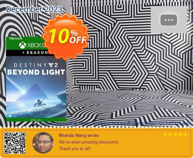 Destiny 2: Beyond Light + Season Xbox One (EU) unik voucher promo Screenshot