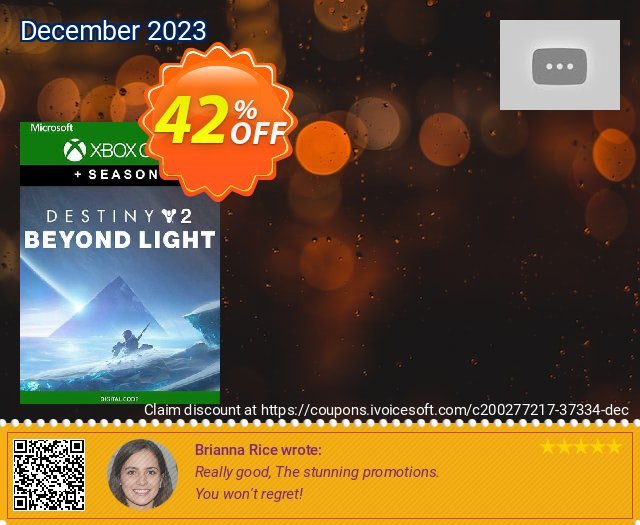 Destiny 2: Beyond Light + Season Xbox One (UK) wunderbar Sale Aktionen Bildschirmfoto