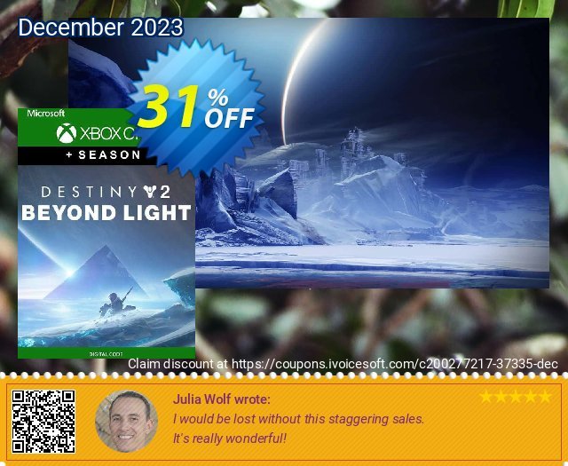 Destiny 2: Beyond Light + Season Xbox One (US) hebat diskon Screenshot