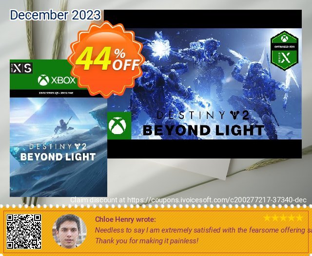 Destiny 2: Beyond Light Xbox One/Xbox Series X|S (UK) discount 44% OFF, 2024 World Heritage Day offering sales. Destiny 2: Beyond Light Xbox One/Xbox Series X|S (UK) Deal 2024 CDkeys