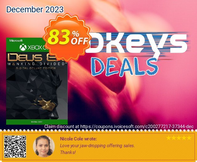 Deus Ex Mankind Divided - Deluxe Edition Xbox One (UK) discount 83% OFF, 2024 Spring deals. Deus Ex Mankind Divided - Deluxe Edition Xbox One (UK) Deal 2024 CDkeys
