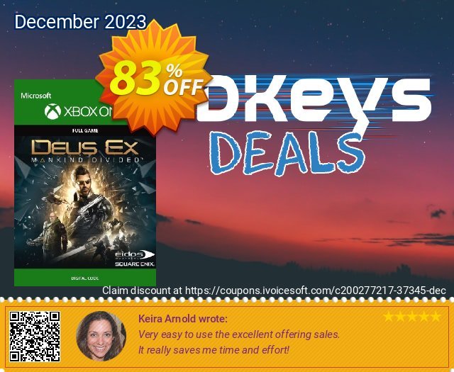 Deus Ex Mankind Divided Xbox One (UK) tidak masuk akal penawaran diskon Screenshot