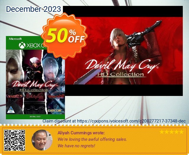 Devil May Cry HD Collection Xbox One (UK) discount 50% OFF, 2024 Resurrection Sunday offering sales. Devil May Cry HD Collection Xbox One (UK) Deal 2024 CDkeys