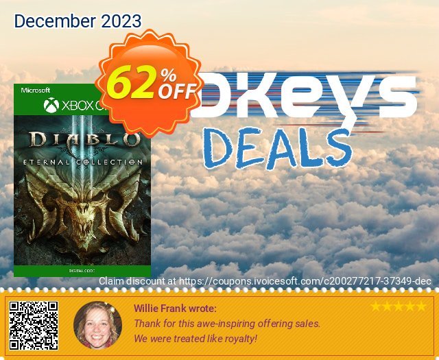 Diablo III 3 Eternal Collection Xbox One (UK) discount 62% OFF, 2024 Mother Day promo sales. Diablo III 3 Eternal Collection Xbox One (UK) Deal 2024 CDkeys