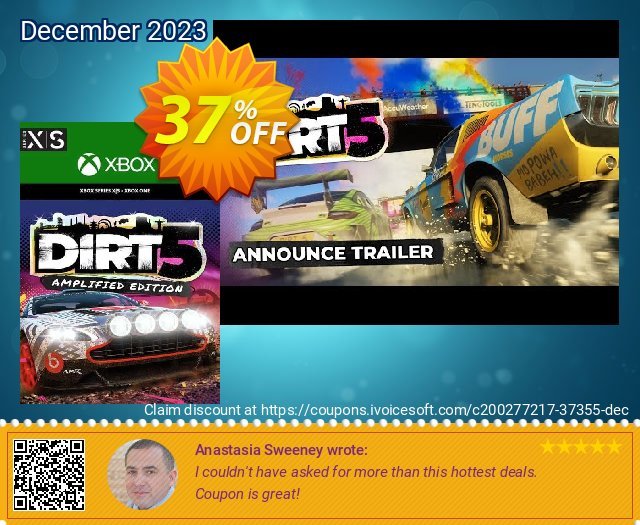 DIRT 5 Amplified Edition Xbox One/Xbox Series X|S (UK) 可怕的 促销销售 软件截图