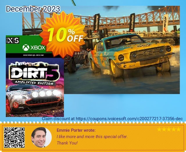 DIRT 5 Amplified Edition Xbox One/Xbox Series X|S (US) ausschließlich Nachlass Bildschirmfoto
