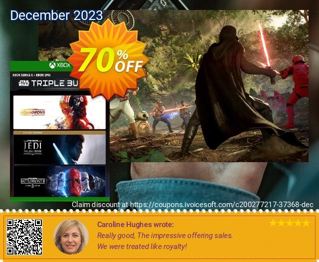 EA Star Wars Triple Bundle Xbox One (US) gemilang kupon diskon Screenshot