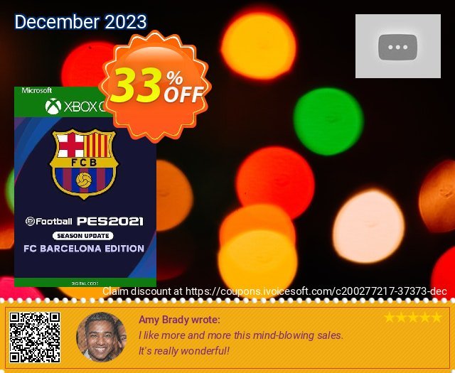eFootball PES 2021 Barcelona Edition Xbox One (UK) verwunderlich Promotionsangebot Bildschirmfoto
