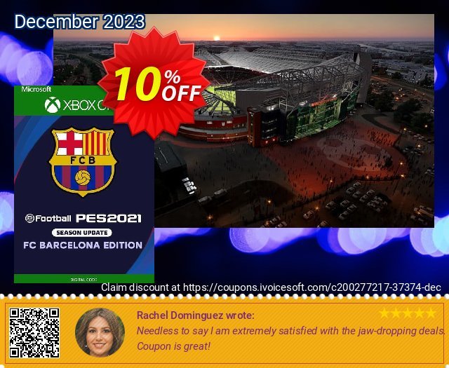 eFootball PES 2021 Barcelona Edition Xbox One (US) discount 10% OFF, 2024 African Liberation Day offering sales. eFootball PES 2024 Barcelona Edition Xbox One (US) Deal 2024 CDkeys