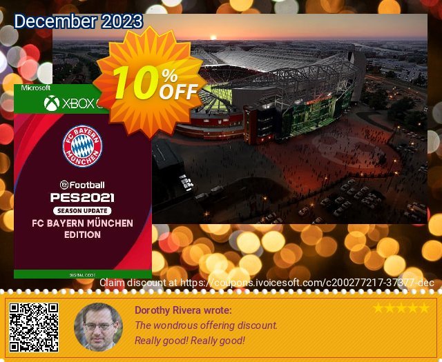 eFootball PES 2021 Bayern München Edition Xbox One (US) faszinierende Disagio Bildschirmfoto