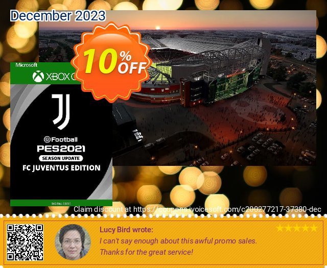 eFootball PES 2021 Juventus Edition Xbox One (US) umwerfenden Außendienst-Promotions Bildschirmfoto