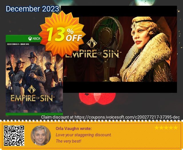 Empire of Sin Xbox One (UK) khas penawaran diskon Screenshot