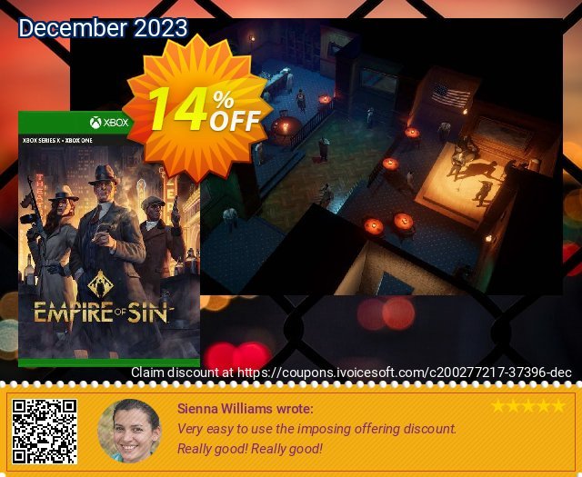 Empire of Sin Xbox One (US) atemberaubend Außendienst-Promotions Bildschirmfoto