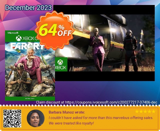 Far Cry 4 Xbox One (EU) discount 64% OFF, 2024 April Fools' Day offering deals. Far Cry 4 Xbox One (EU) Deal 2024 CDkeys