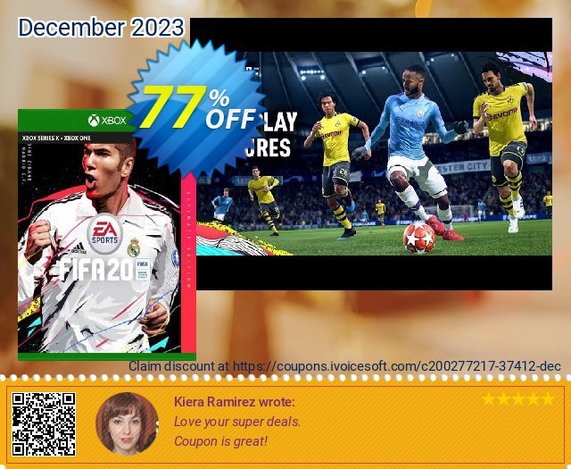 FIFA 20 Ultimate Edition Xbox One (EU) discount 77% OFF, 2024 Easter Day offering sales. FIFA 20 Ultimate Edition Xbox One (EU) Deal 2024 CDkeys