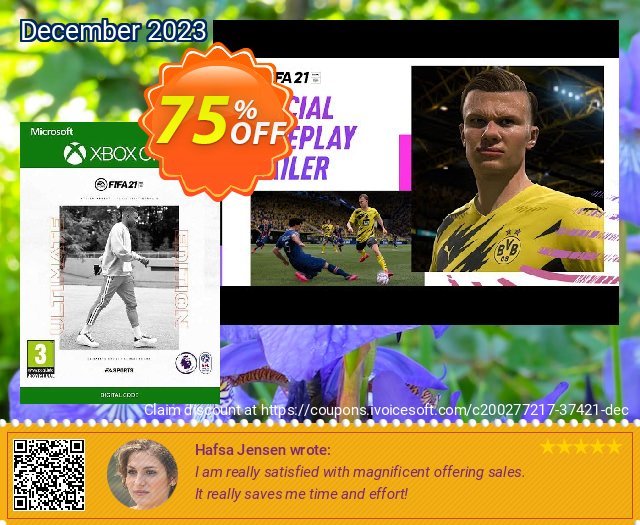 FIFA 21 - Ultimate Edition Xbox One/Xbox Series X|S (EU) discount 75% OFF, 2024 April Fools' Day offer. FIFA 21 - Ultimate Edition Xbox One/Xbox Series X|S (EU) Deal 2024 CDkeys