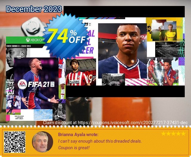 FIFA 21 Xbox One/Xbox Series X|S (EU) 激动的 产品销售 软件截图