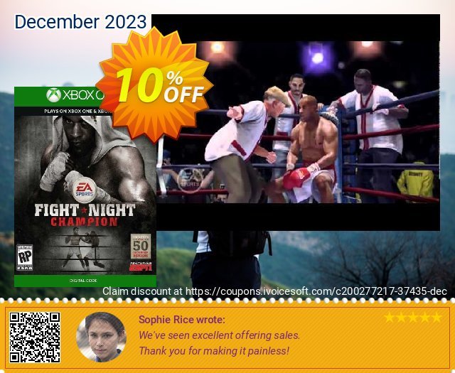 Fight Night Champion Xbox One/360 (UK) baik sekali voucher promo Screenshot