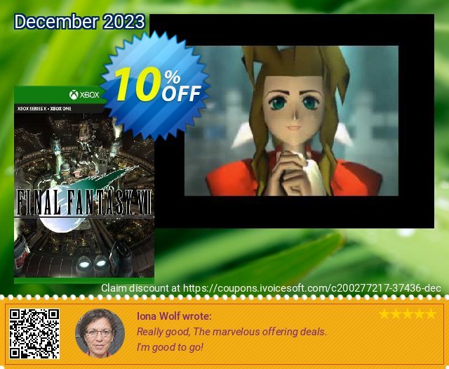 Final Fantasy VII Xbox One (EU) 令人敬畏的 产品销售 软件截图