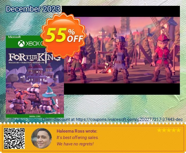 For The King Xbox One (UK) aufregende Ermäßigung Bildschirmfoto