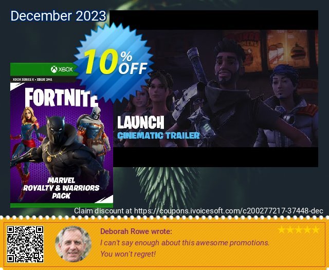 Fortnite - Marvel: Royalty & Warriors Pack Xbox One (UK) eksklusif penawaran loyalitas pelanggan Screenshot
