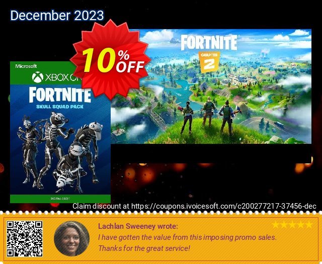 Fortnite - Skull Squad Pack Xbox One (UK) discount 10% OFF, 2024 April Fools' Day promotions. Fortnite - Skull Squad Pack Xbox One (UK) Deal 2024 CDkeys