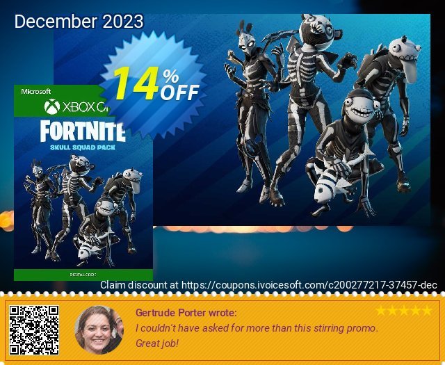 Fortnite - Skull Squad Pack Xbox One (US) 偉大な 値下げ スクリーンショット