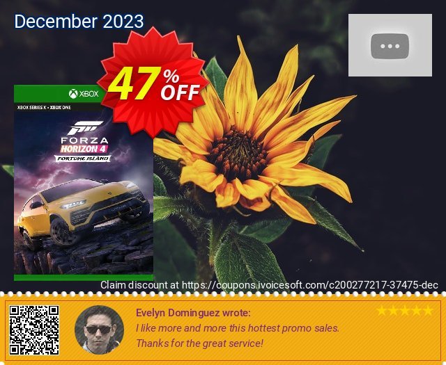 Forza Horizon 4 - Fortune Island Xbox One (UK) aufregende Promotionsangebot Bildschirmfoto
