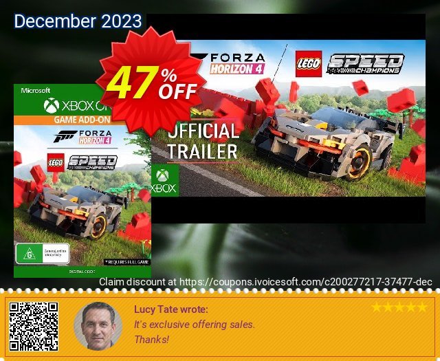 Forza Horizon 4: Lego Speed Champions Xbox One (EU) klasse Ermäßigung Bildschirmfoto