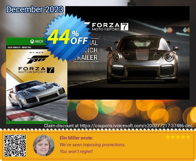 Forza Motorsport 7 Ultimate Edition Xbox One (EU) tersendiri voucher promo Screenshot