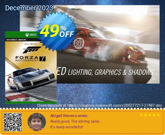Forza Motorsport 7 Ultimate Edition Xbox One/PC (US) fantastisch Sale Aktionen Bildschirmfoto