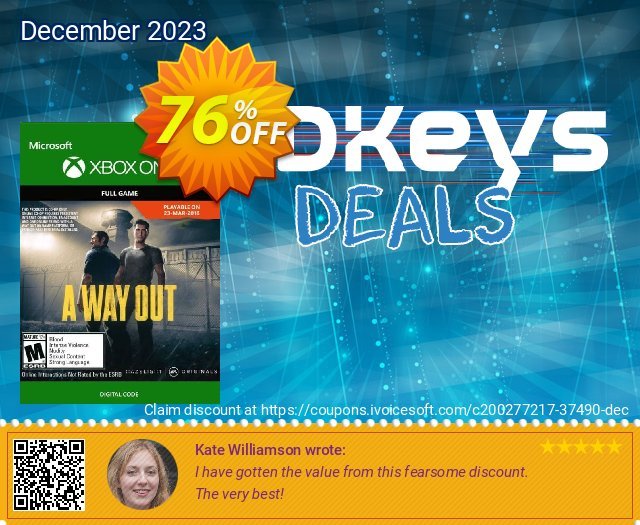 A Way Out Xbox One (UK)  서늘해요   가격을 제시하다  스크린 샷