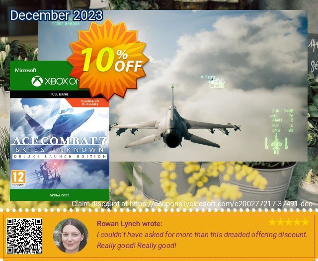Ace Combat 7 Skies Unknown Deluxe Launch Edition Xbox One 惊人的 优惠码 软件截图