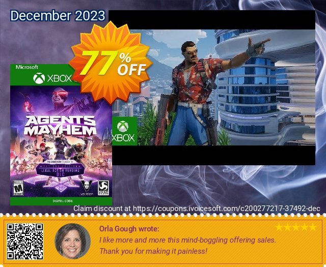 Agents of Mayhem - Total Mayhem Bundle Xbox One (UK) discount 77% OFF, 2024 Easter Day offering sales. Agents of Mayhem - Total Mayhem Bundle Xbox One (UK) Deal 2024 CDkeys