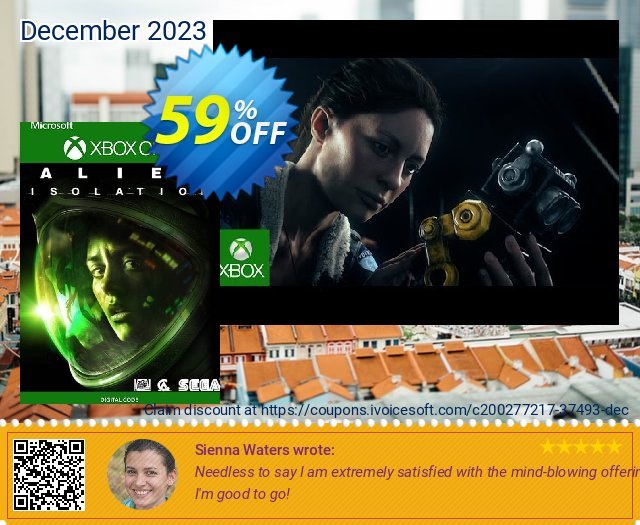 Alien: Isolation Xbox One (UK) verblüffend Nachlass Bildschirmfoto