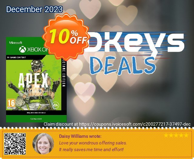 Apex Legends: Octane Edition Xbox One baik sekali kode voucher Screenshot