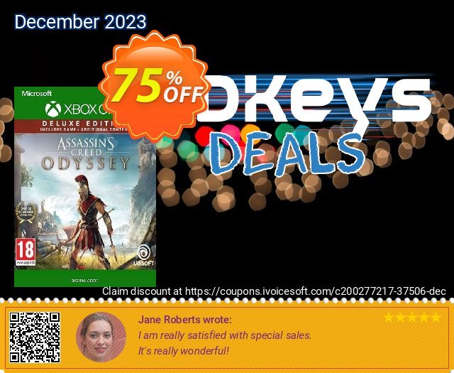 Assassins Creed Odyssey - Deluxe Edition Xbox One (UK) 令人敬畏的 促销 软件截图
