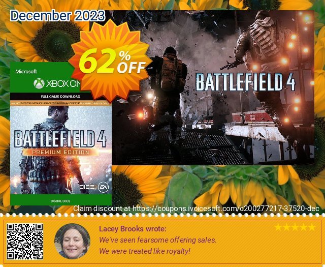 Battlefield 4 - Premium Edition Xbox One 美妙的 折扣码 软件截图