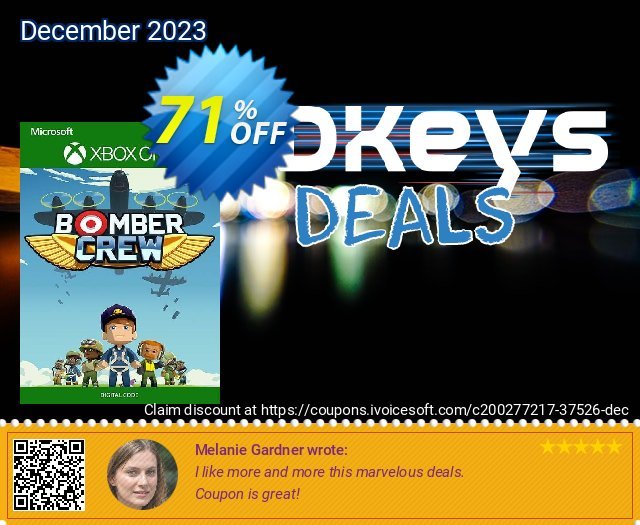 Bomber Crew Xbox One (UK) 令人敬畏的 产品折扣 软件截图
