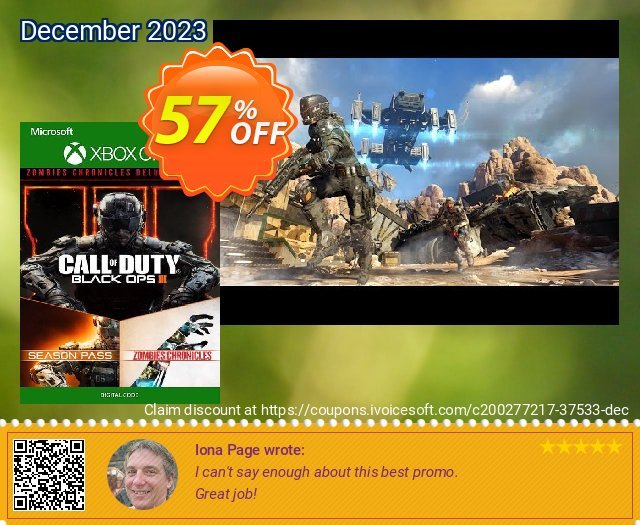 Call of Duty Black Ops III: Zombies Deluxe Xbox One (US) aufregenden Außendienst-Promotions Bildschirmfoto