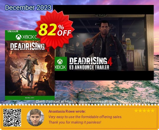 Dead Rising 4 Xbox One (UK) teristimewa penawaran diskon Screenshot