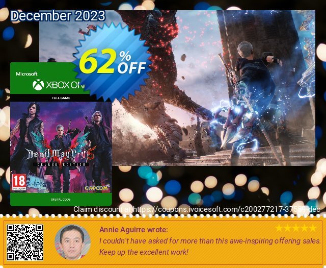 Devil May Cry 5 Deluxe Edition Xbox One discount 62% OFF, 2024 Spring promo sales. Devil May Cry 5 Deluxe Edition Xbox One Deal 2024 CDkeys