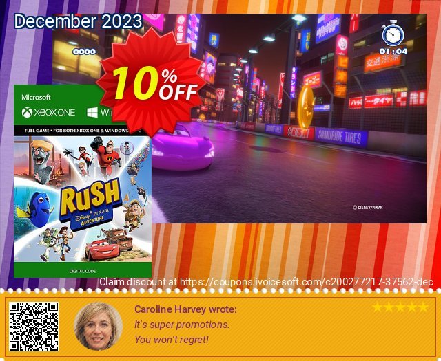 Disney Rush: A Disney Pixar Adventure PC / Xbox One 优秀的 产品销售 软件截图