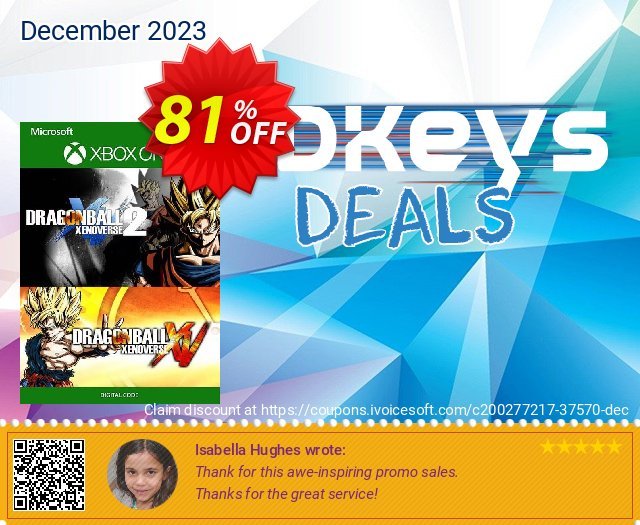 Dragon Ball Xenoverse 1 and 2 Bundle Xbox One (UK) 素晴らしい キャンペーン スクリーンショット