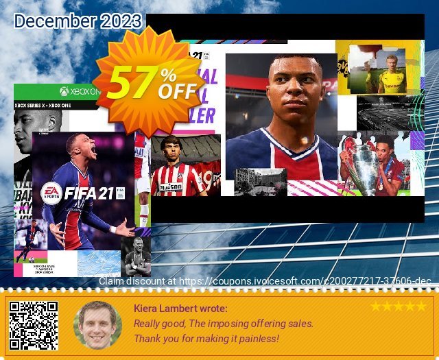 FIFA 21 Xbox One/Xbox Series X|S 壮丽的 产品销售 软件截图