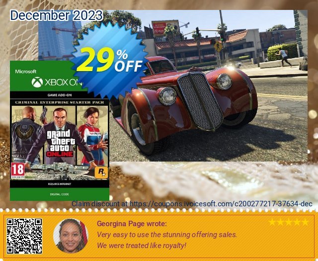 GTA Online: Criminal Enterprise Starter Pack Xbox One (US) discount 29% OFF, 2024 Autumn offering sales. GTA Online: Criminal Enterprise Starter Pack Xbox One (US) Deal 2024 CDkeys