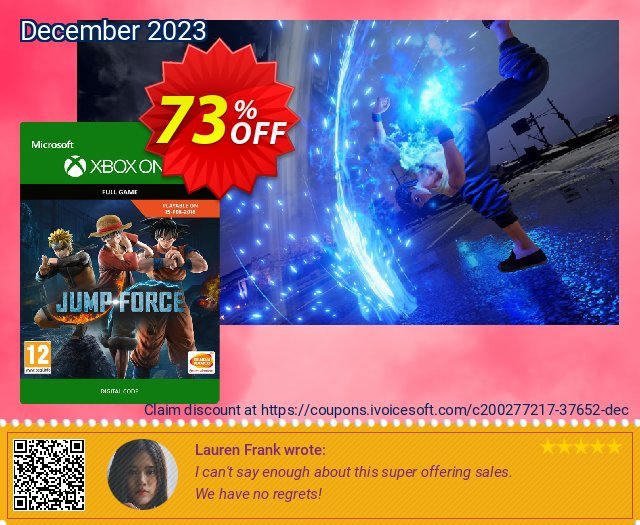 Jump Force Standard Edition Xbox One discount 73% OFF, 2024 Easter Day offering sales. Jump Force Standard Edition Xbox One Deal 2024 CDkeys