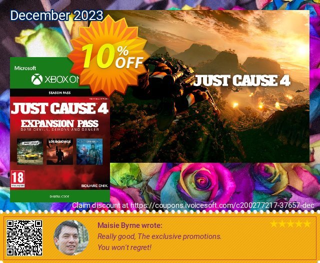 Just Cause 4 Expansion Pass Xbox One mengherankan voucher promo Screenshot