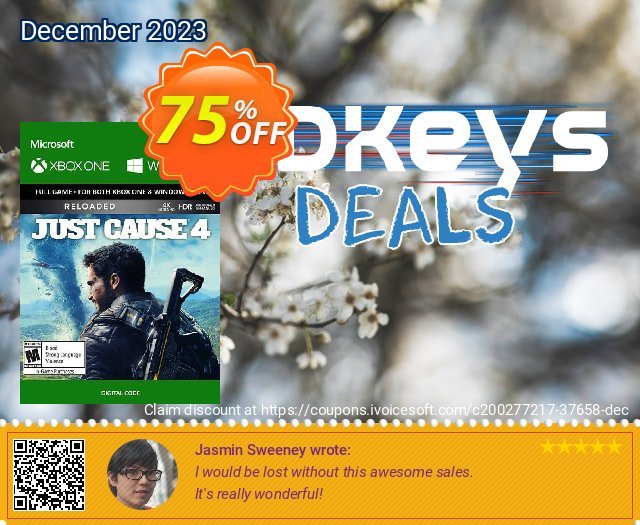 Just Cause 4: Reloaded Xbox One (UK) discount 75% OFF, 2024 Resurrection Sunday offering sales. Just Cause 4: Reloaded Xbox One (UK) Deal 2024 CDkeys